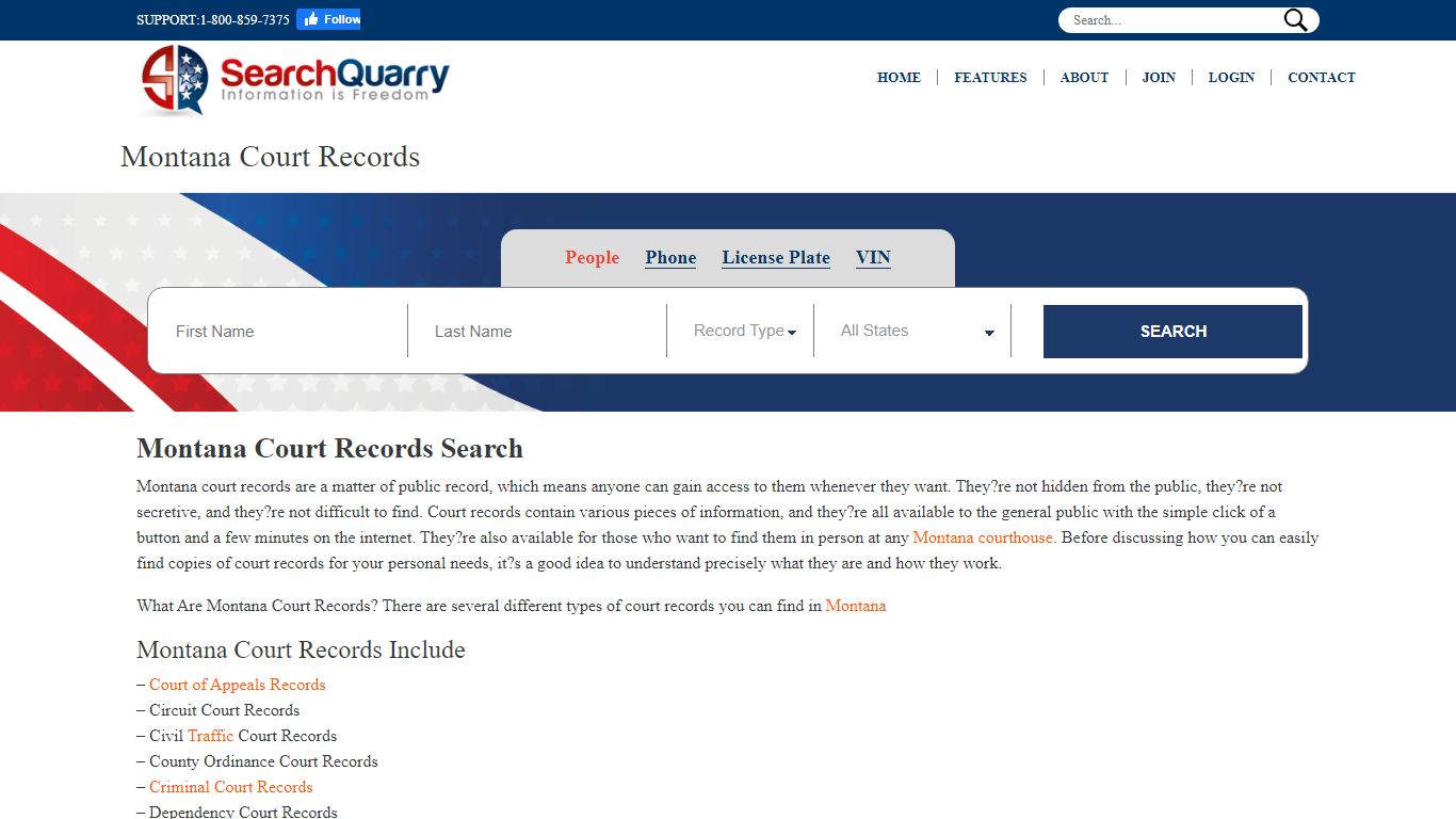 Free Montana Court Records | Enter a Name & View Court Records Online